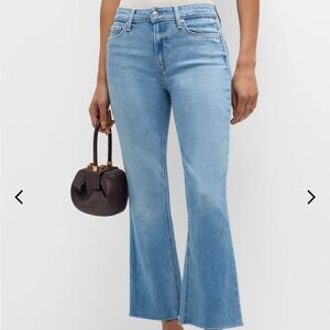 Paige Colette Crop Raw Hem Jeans
